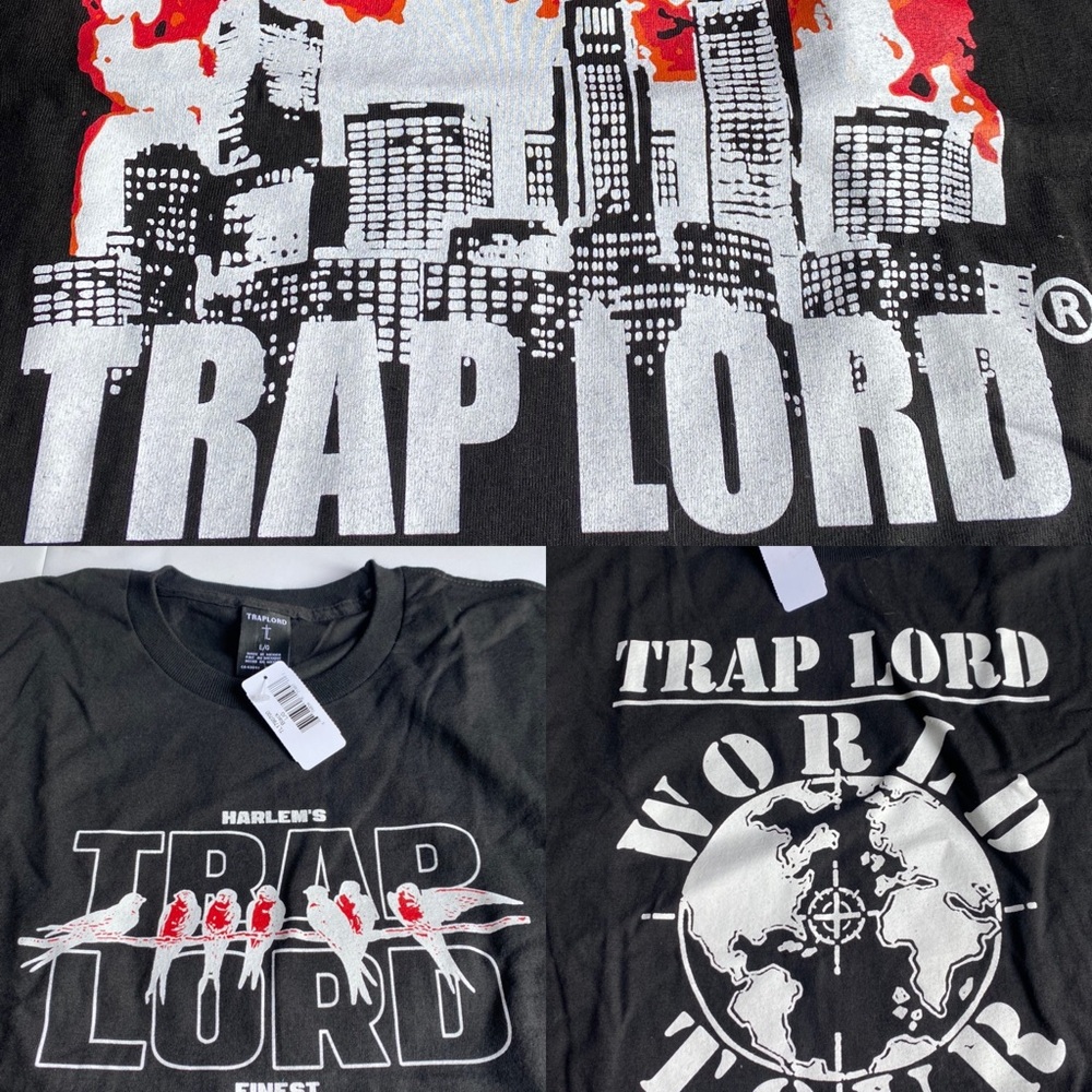 3 new trap lord large t-shirt world tour Harlem’s finest